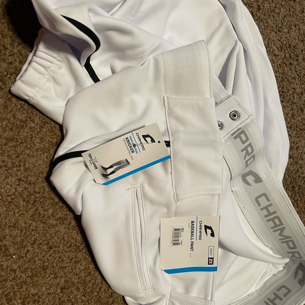 Champion White base ball pants​